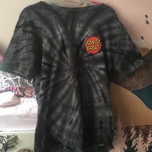 Santa Cruz tie dye tee